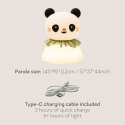 Taf Toys Lampka Nocna Little Panda - silikonowa, łagodna lampka dla niemowląt