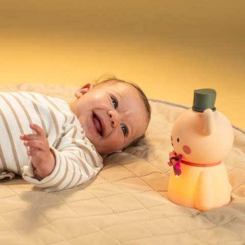 Taf Toys Lampka Nocna Mały Miś - silikonowa, łagodna lampka dla niemowląt