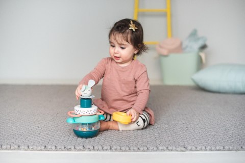 Taf Toys Piramida Króliczek Hunny - Kolorowa Układanka dla Niemowląt 9m+
