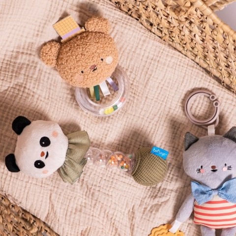 Taf Toys Przytulanka i Gryzak Clara - sensoryczny kotek dla niemowląt od 0 m+