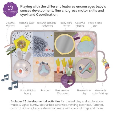 Taf Toys Urban Garden - Plac Zabaw do Łóżeczka z Muzyką i Światłem