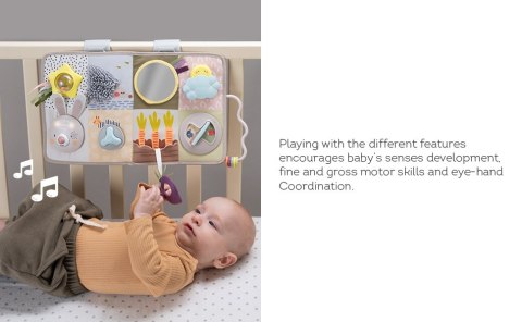 Taf Toys Urban Garden - Plac Zabaw do Łóżeczka z Muzyką i Światłem