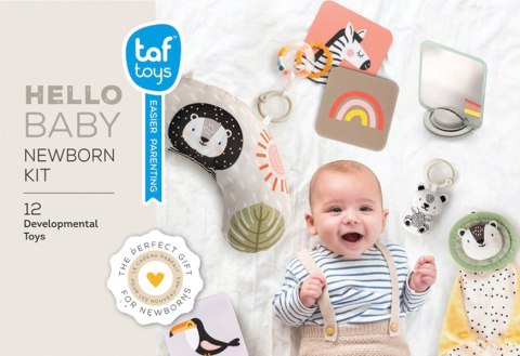 Taf Toys Zestaw dla Noworodków - 12 Zabawek Wspierających Rozwój Sensoryczny i Motoryczny