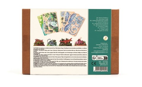 Makieta 3D z drewna, Plezjozaur