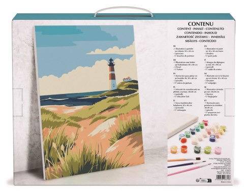 Malowanie po nume. 30x40 Latarnia Morska