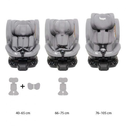 VOYAGER 2 fotelik samochodowy 0-18 kg Silver grey