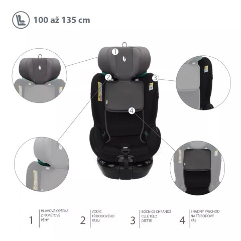 VOYAGER MAXI fotelik samochodowy 0-19,5 kg Silver Grey