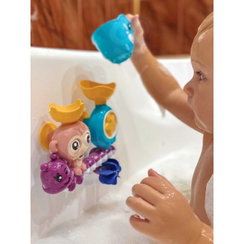 WOOPI E46699 Zabawka Wodna do kąpieli Małpka + kubek