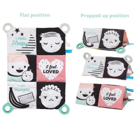 Zabawka Taf Toys Dwustronna Zabawka Emocje - Książeczka z Aktywnościami