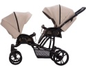 Bebetto42 PRO 22 kaszmir 2w1 wózek dla bliźniąt , bliźniaczy , podwójny - 2x gondola 2x siedzisko