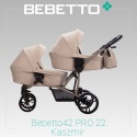 Bebetto42 PRO 22 kaszmir 2w1 wózek dla bliźniąt , bliźniaczy , podwójny - 2x gondola 2x siedzisko