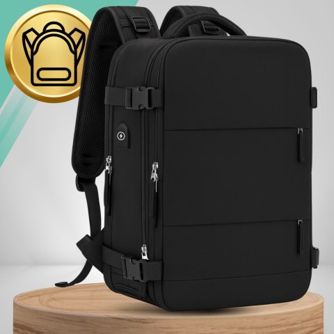 PLECAK DO SAMOLOTU PODRÓŻNY WIZZAIR 40x30x20 BAGAŻ PODRĘCZNY KABINOWY USB