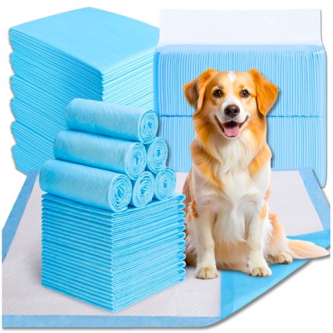 PODKŁADY DLA PSÓW HIGIENICZNE MATY DLA PSA DO SIKANIA ZWIERZĄT 60 x 60 100 szt