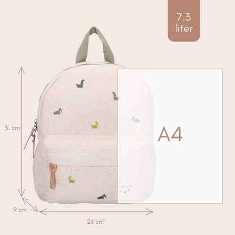 Plecak dla dzieci Nostalgia Dino Beige KIDZROOM