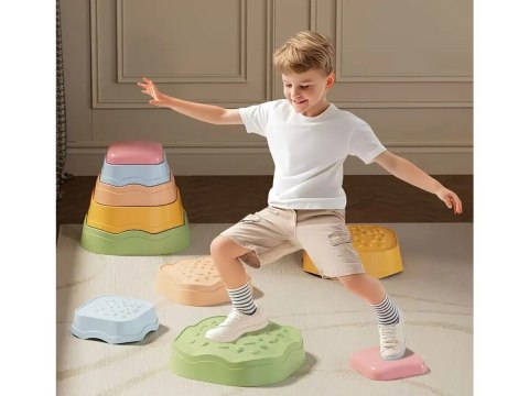 Ścieżka Sensoryczna Dla Dzieci KAMIENIE BALANSUJĄCE 5 Szt Równowaga Trening Równowagi