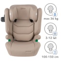TENDO Beige Kidwell Fotelik samochodowy i-Size 100-150 cm ISOFIX 15-36 kg