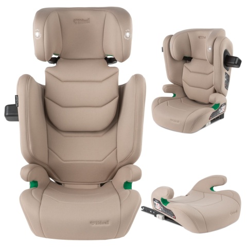 TENDO Beige Kidwell Fotelik samochodowy i-Size 100-150 cm ISOFIX 15-36 kg
