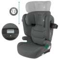TENDO Gray Kidwell Fotelik samochodowy i-Size 100-150 cm ISOFIX 15-36 kg