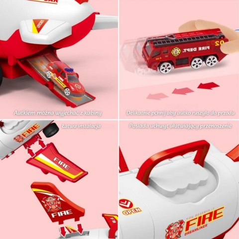 WOOPIE 58137 Samolot Transporter strażacki