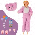 WOOPIE ROYAL 57529 Lalka w ubranku Misia fiolet