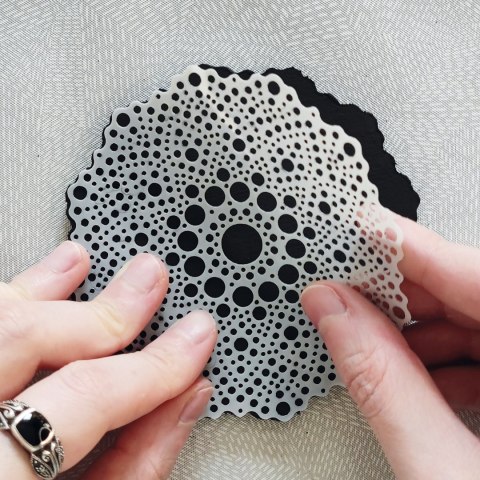 Malowanie kropkami DUO Serwetka 10 cm