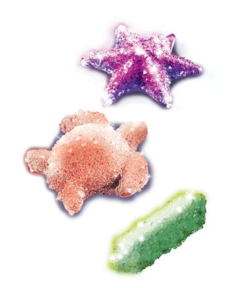 Naukowa Zabawa Zestaw Fluorescencyjne Kryształy Język Polski Clementoni 60584