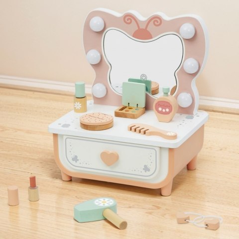 TOOKY TOY TP528 Drewniana toaletka Motyl Akcesoria