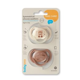 B.O.1669/01 Smoczki symetryczne silikonowe 0-6m