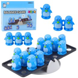 Gra Zręcznościowa Edukacyjna Dla Dzieci Balansujące Pingwiny Niebieskie
