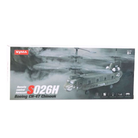 Helikopter Śmigłowiec Zdalnie Sterowany RC Syma S026H-1 Zielony Khaki