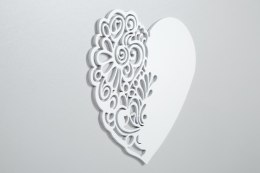 KLUPŚ Łóżeczko NEL SERCE popiel-biel