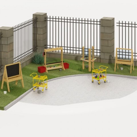 CLASSIC WORLD EDU Drewniana Tablica Kredowa Edukacyjna