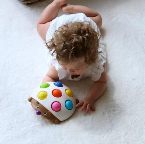 Jeżyk Eddy zabawka sensoryczna dla niemowląt 6 mc