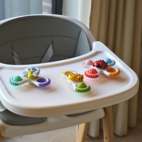 Sensoryczne spinnery z przyssawką 3 sztuki 6 m-cy+