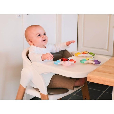 Sensoryczne spinnery z przyssawką 3 sztuki 6 m-cy+