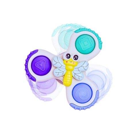 Sensoryczne spinnery z przyssawką 3 sztuki 6 m-cy+