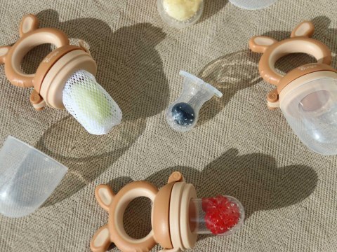 Smoczek do owoców Foxy 4w1 silikonowy podajnik