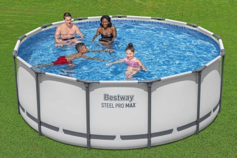 Basen Stelażowy Steel Pro MAX 396x122 13FT BESTWAY 5w1 + Akcesoria