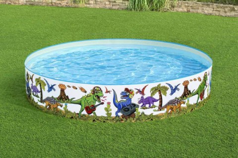 Basen rozporowy Dinozaury dla dzieci 3+ BESTWAY 244x46cm Winyl + PCV
