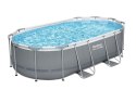 Basen stelażowy Power Steel 427x250x100 14x8FT BESTWAY 6w1 + Akcesoria
