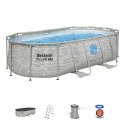 Basen stelażowy Power Steel Swim Vista z oknem 427x250x100 14x8FT BESTWAY 7w1