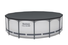 Basen stelażowy Steel Pro MAX 427x122 Szary 14FT BESTWAY 5w1 + Akcesoria