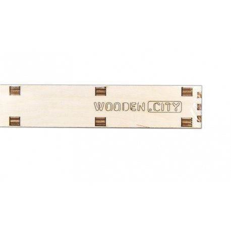 Drewniane puzzle 3d wooden.city - mapa świata xl coral WOODEN CITY