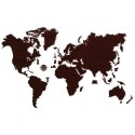 Drewniane puzzle 3d wooden.city - mapa świata xxl dark oak WOODEN CITY
