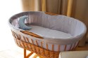 Hi Little One zestaw akcesoriów do kosza Mojżesza liner + materac + prześcieradło BLUE