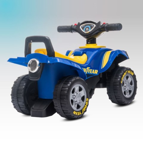 Jeździk pchacz chodzik na roczek dla dzieci Quad Good Year niebieski