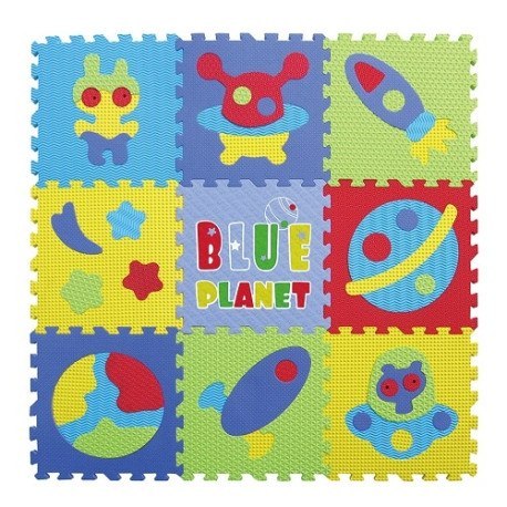 Piankowe puzzle podłogowe kosmos - 50 elementów BABY GREAT