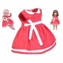 Sukienka dla lalki 35-45cm elizabeth czerwona NENEKO