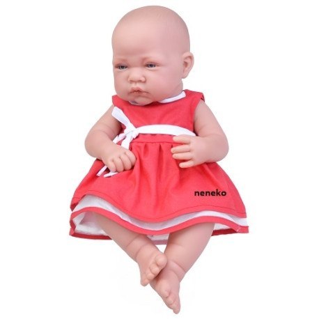 Sukienka dla lalki 35-45cm elizabeth czerwona NENEKO