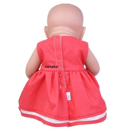 Sukienka dla lalki 35-45cm elizabeth czerwona NENEKO